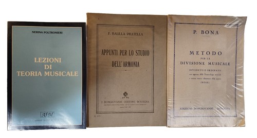 Lotto libri musica teoria - lotto,