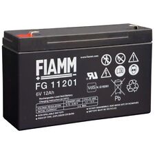 BATTERIA FIAMM FG11201 6V 12A PIOMBO PEG PEREGO 12AH GIOCHI ELETTRICI 12ah AUTO