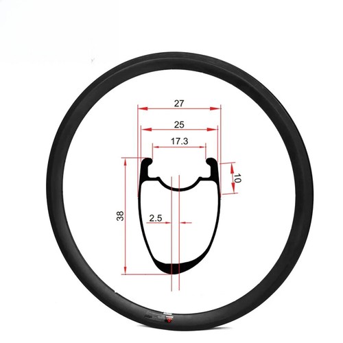 Cerchio bici tubolare tubeless