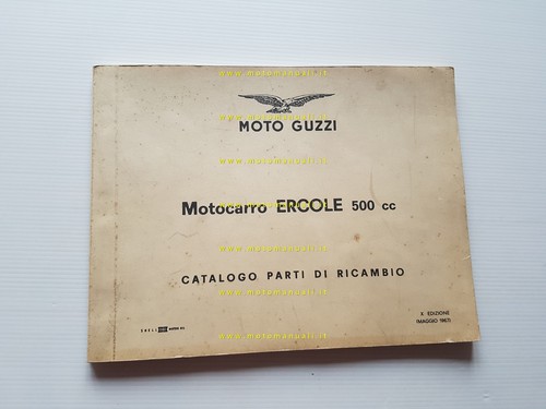 Moto guzzi ercole 500 - ercole, 1967