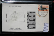 COVER OLIMPIADI ROMA 1960 SQUADRA SCIABOLA MEDAGLIA ORO SQUADRA UNGHERESE (C143)