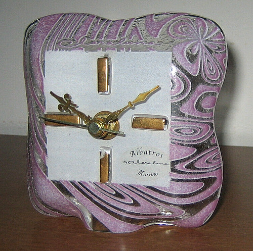 Orologio tavolo murano - da,