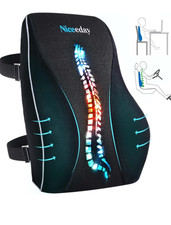 Cuscino di supporto lombare per sedia da ufficio cuscino lombare auto, memoria