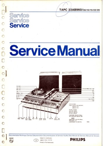 Philips service manual tapc - philips,