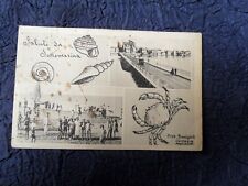 RARA  SALUTI DA SOTTOMARINA CHIOGGIA VENEZIA  VIAGGIATA 1934 VEDUTINE BONIVENTO