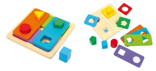 Puzzle incastro legno - a, in