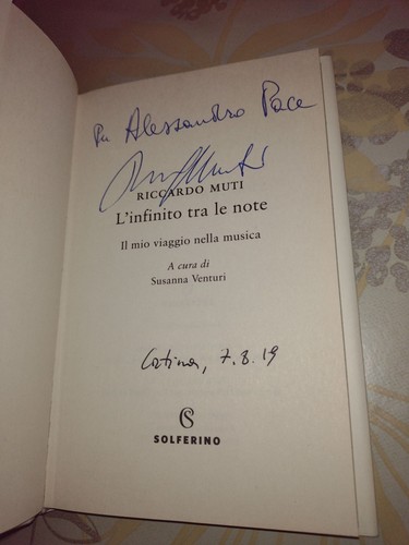 Autografato con dedica - autografato,