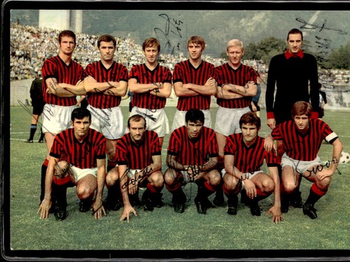 Cartolina calcio formazione