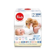 Trudi Baby Care - Pannolini Mini Taglia 2 3-6Kg, 18 pannolini