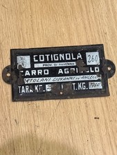 Insegna smaltata - , e