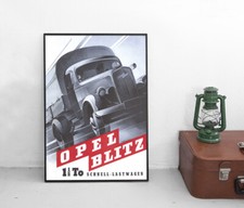 Poster Opel Blitz Camion