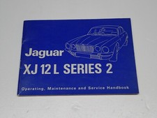 JAGUAR XJ 12 L SERIES 2  OPERATING MAINTENANCE HANDBOOK USO E MANUTENZIONE