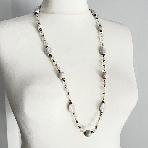 Collana donna pietre - collana, in