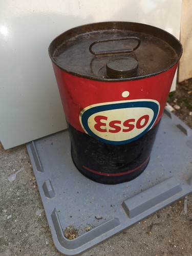 Esso latta bidone - bidone, vintage