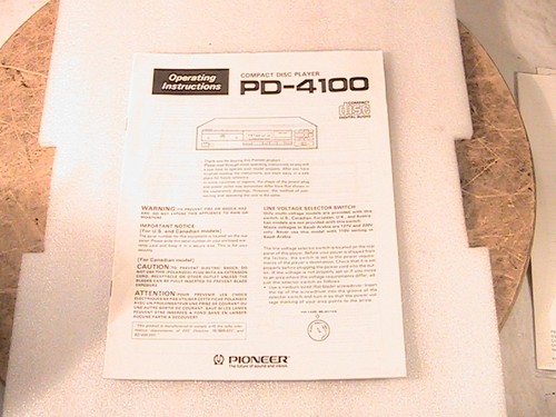 Lettore compact disc pioneer - compact,