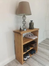 Scarpiera in legno rustica