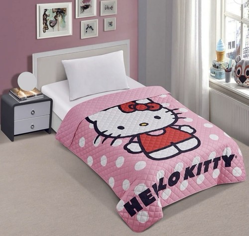 Copriletto hello kitty rosa - copriletto,