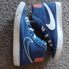 Nike Blazer Mid Blu Bianco