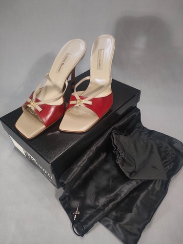 Mules pelle bicolore tacco - mules, in