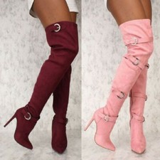 Stivali donna sexy scamosciati