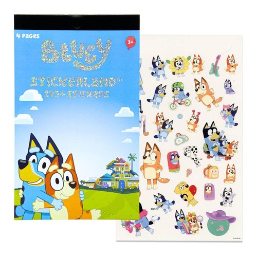 Bluey tampone adesivo foglio - adesivo,