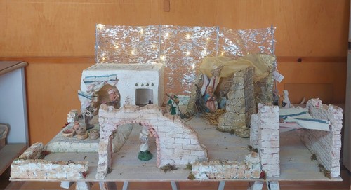 Presepe palestinese realizzato - presepe,