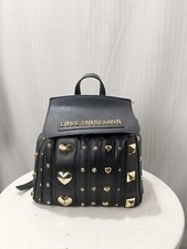 Articolo e2807 zaino donna Moschino nero, base 24x12cm, altezza 25cm, lunghezza