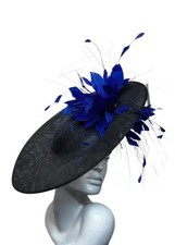 Fascinator/Cappello nero con
