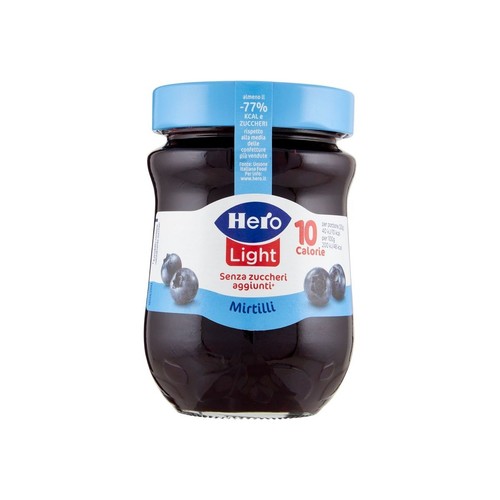 Hero light marmellata mirtilli - hero,