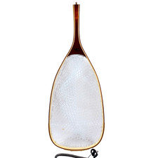 Rete Trota Stream Nuova Con Etichetta Pesca Sole Lunghezza Totale 24 Pollici 16x9 Cestino