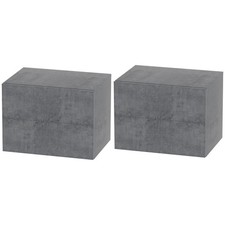 Homcom set comodini moderni - comodini,