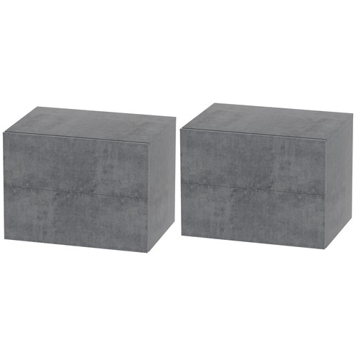 Homcom set comodini - homcom, moderni