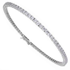 Bracciale Tennis Oro Bianco