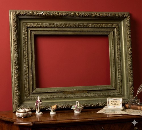Cornice antica legno dorata - in,