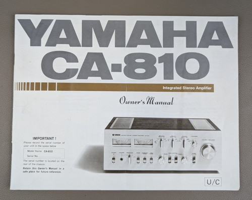 Yamaha 810 amplificatore - yamaha, ca-810