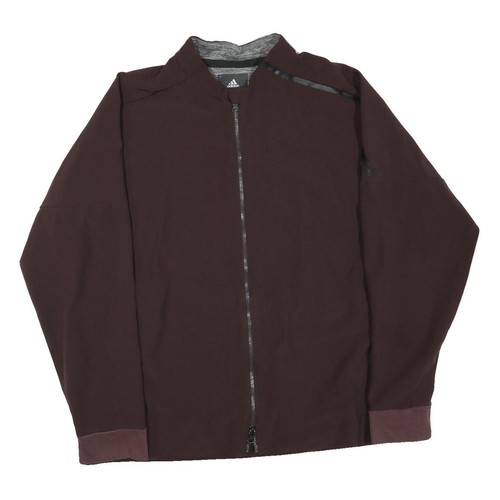 Adidas giacca slim zip maroon - zip,