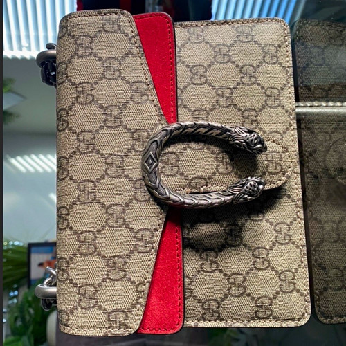 Gucci pattern flap shoulder - gucci,
