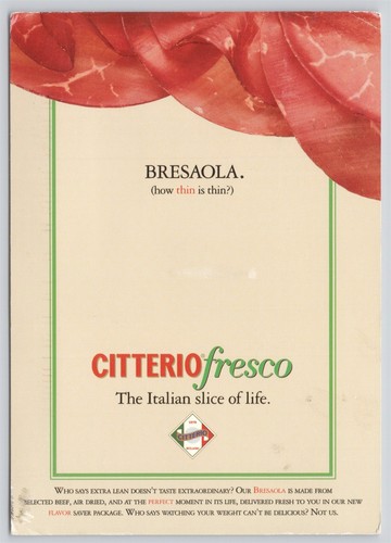 Scheda pubblicità citterio - scheda,