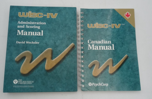Wisc canadian manual - wisc-iv,