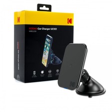 Kodak Supporto Caricabatterie Telefono senza Fili, Parabrezza, Magnetica, USB,