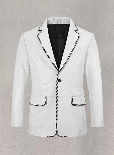 Blazer uomo pelle - , bianca