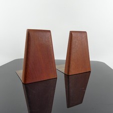 2 fermalibri in teak anni 60