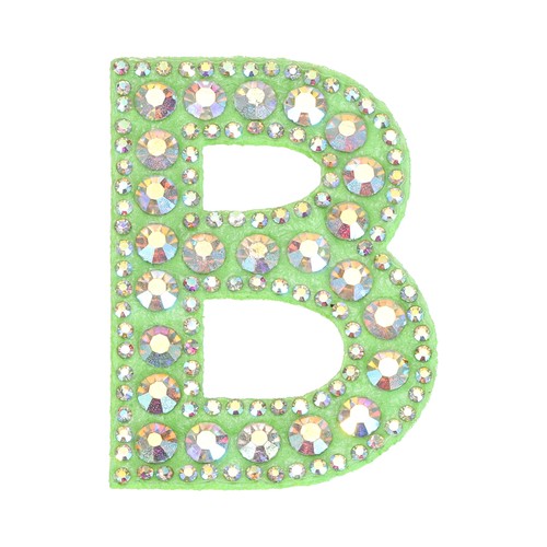 3pcs lettere per - patch, verde