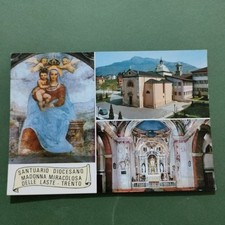 SANTUARIO DIOCESANO - MADONNA DELLE LASTE TRENTO CARTOLINA  COLORI NON VIAGGIATA