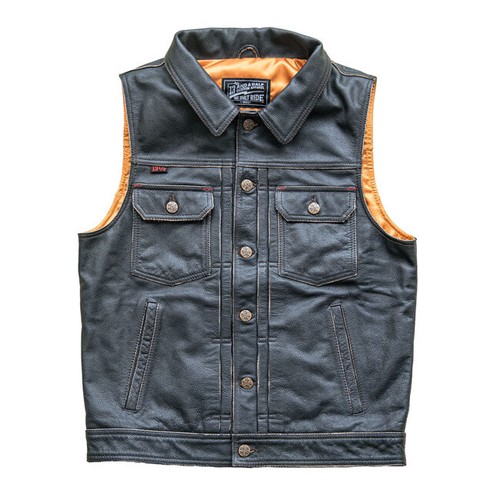 Gilet jacket in cuoio - 13,