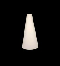 Ricambio Cono Vetro Rosa Lampada Applique Lampadario Glass Replacement H 27