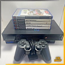 SONY PS2 FAT BLACK FUNZIONANTE COMPLETA CONTROLLER ?+ MEMORY CARD + 5 GIOCHI ?
