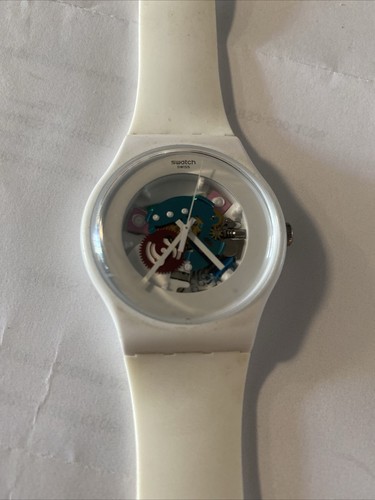 Orologio swatch bianco - a,