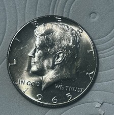 Mezzo dollaro Kennedy 1965.