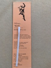 MILANO SEGNALIBRO TOM PONZI FAMOSO AGENTE DETECTIVE  ISTITUTO  MERCURIUS